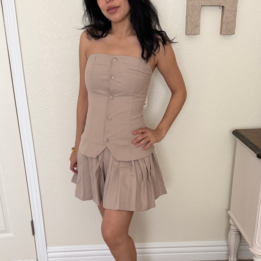 Zara Short Strapless Dress - Picture 4 of 16